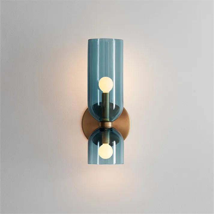 Contemporary Double Glow Wall Lamp - Halri