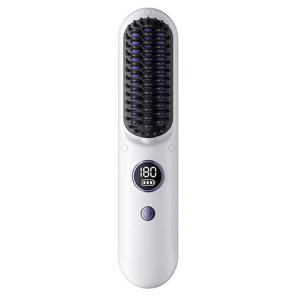 Portable Hair Straightener Brush for Women Travel