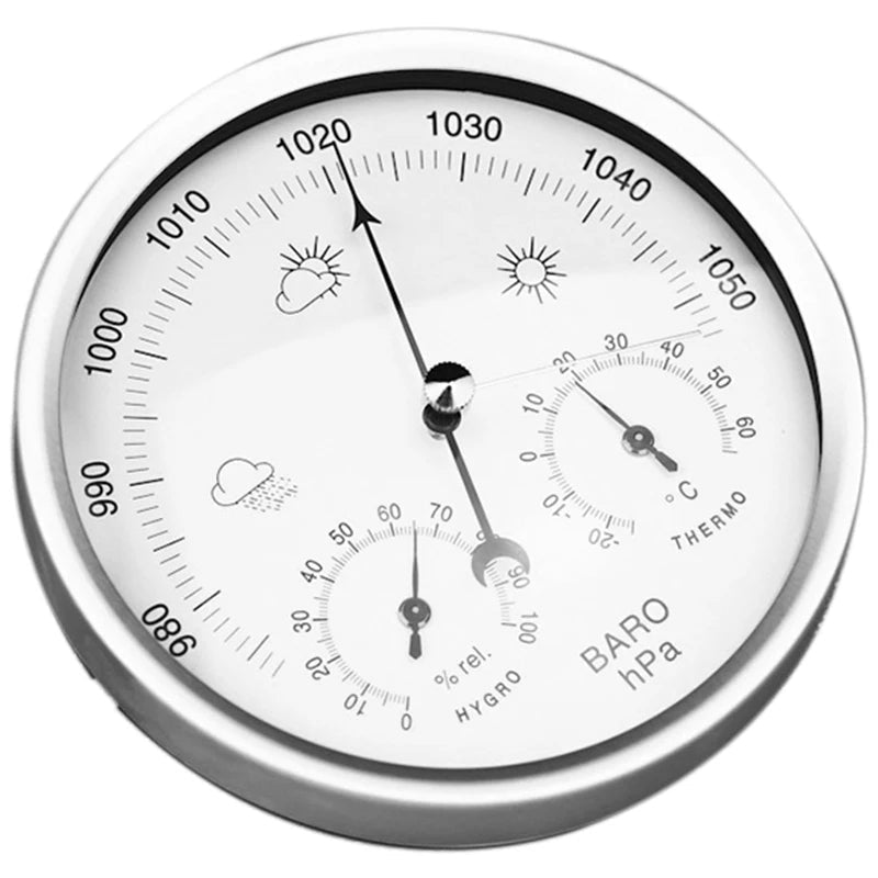 Compact Home Weather Station Barometer Thermometer Hygrometer - Halri