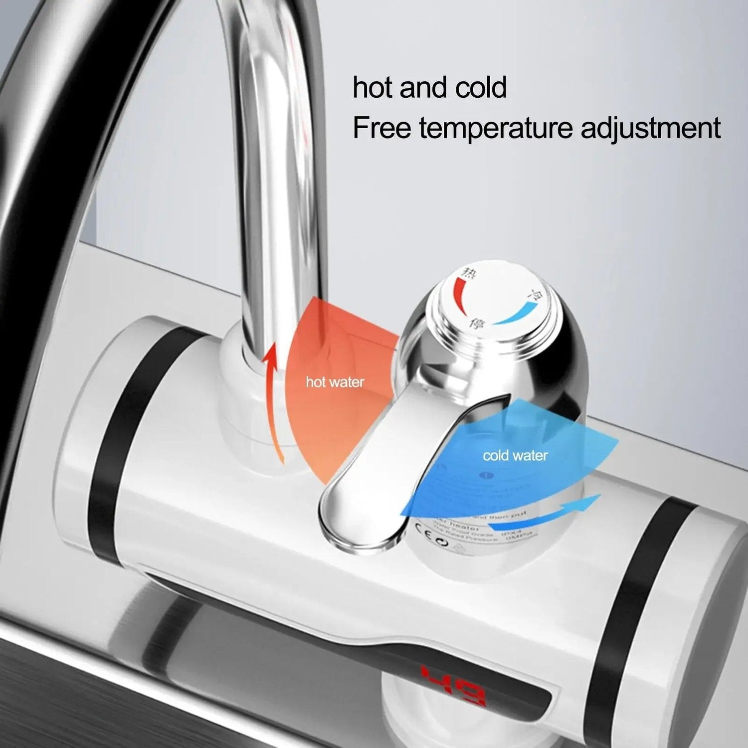 Powerful Digital Instant Hot Water Faucet 3000W - Halri