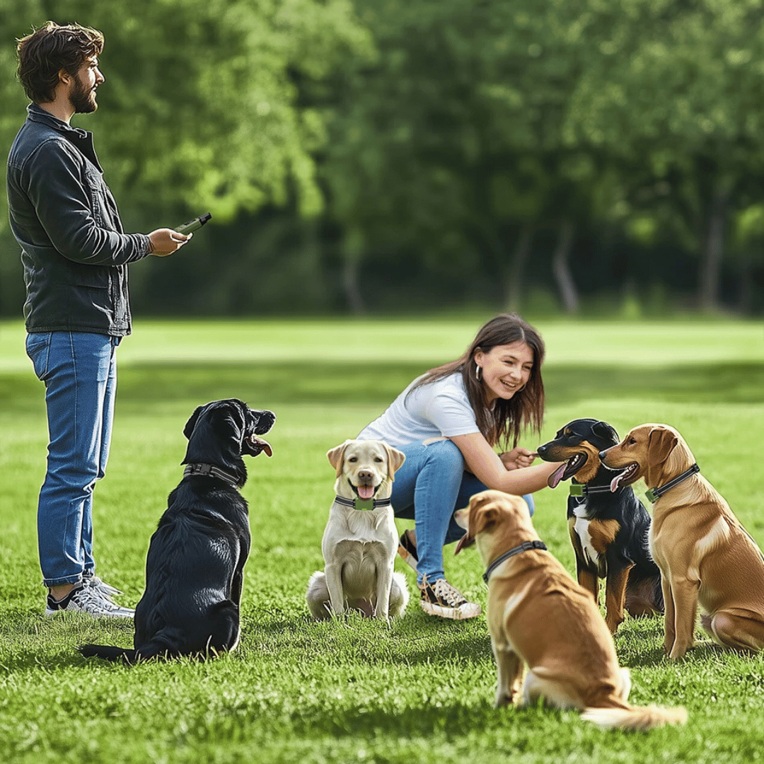 Advanced 300m Rechargeable Dog Training Collar with Remote