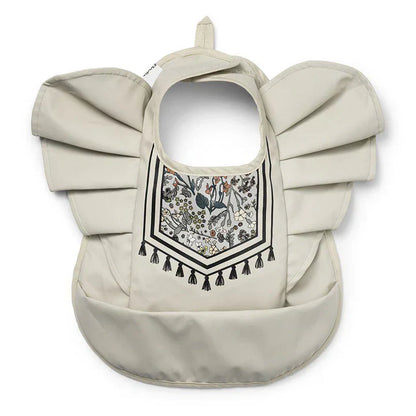 Practical Baby Bib with Sleeves - Easy Clean Feeding Bib