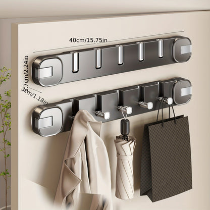 Easy Install Wall Hook Panel with 5 Hooks
