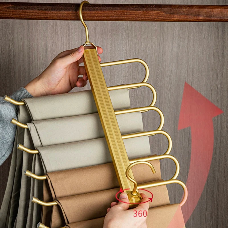 Compact Pants Hanger - Slim Closet Organizer