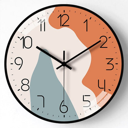 Stylish Wooden Wall Clock in Multiple Colors