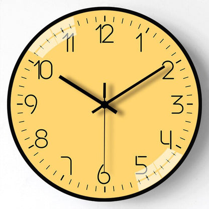 Stylish Wooden Wall Clock in Multiple Colors
