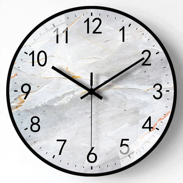 Stylish Wooden Wall Clock in Multiple Colors - Halri