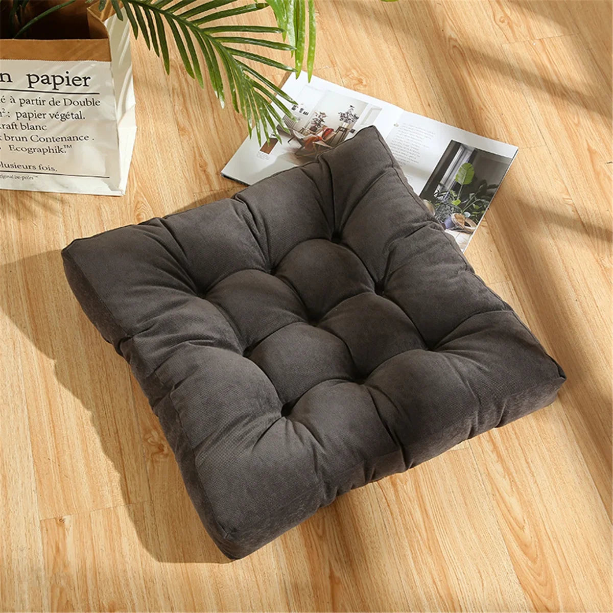 Large Plush Floor Cushion