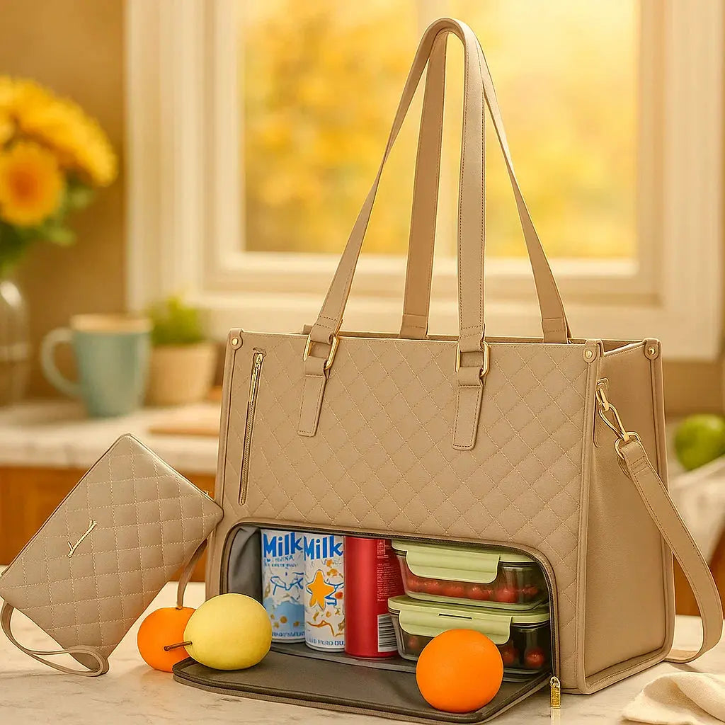 Insulated Laptop Backpack with Cooler Compartment - Halri
