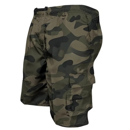 Comfortable Men's Relaxed Fit Cargo Shorts with Multiple Pockets