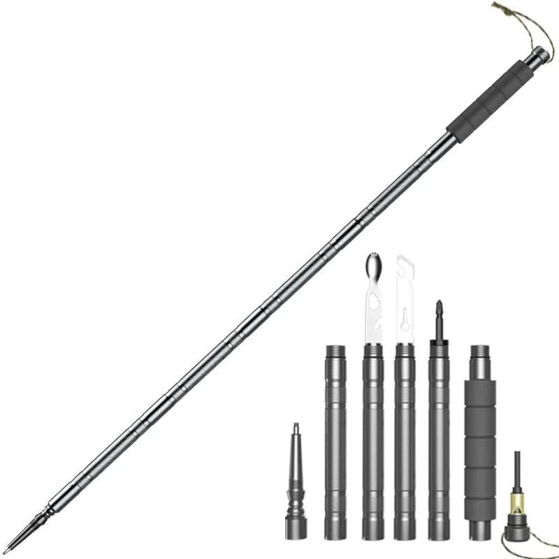 Durable Hiking Staff with Multifunction Tool