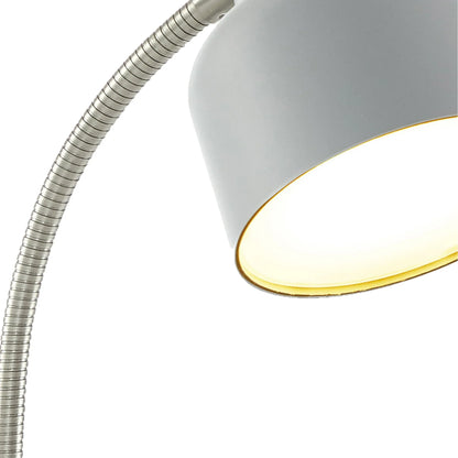 Versatile LED Office Lamp with USB and Outlet
