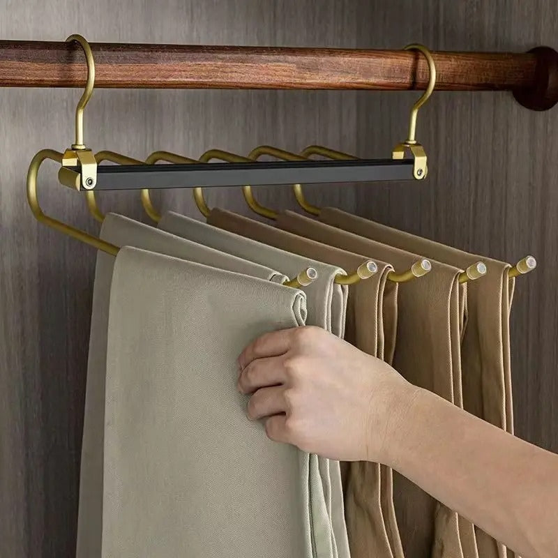 Compact Pants Hanger - Slim Closet Organizer