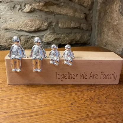 Lovely Family Figurine Statue