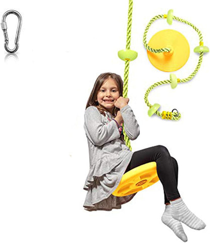 Fun Outdoor Kids Tree Swing Playset with Rope Climber