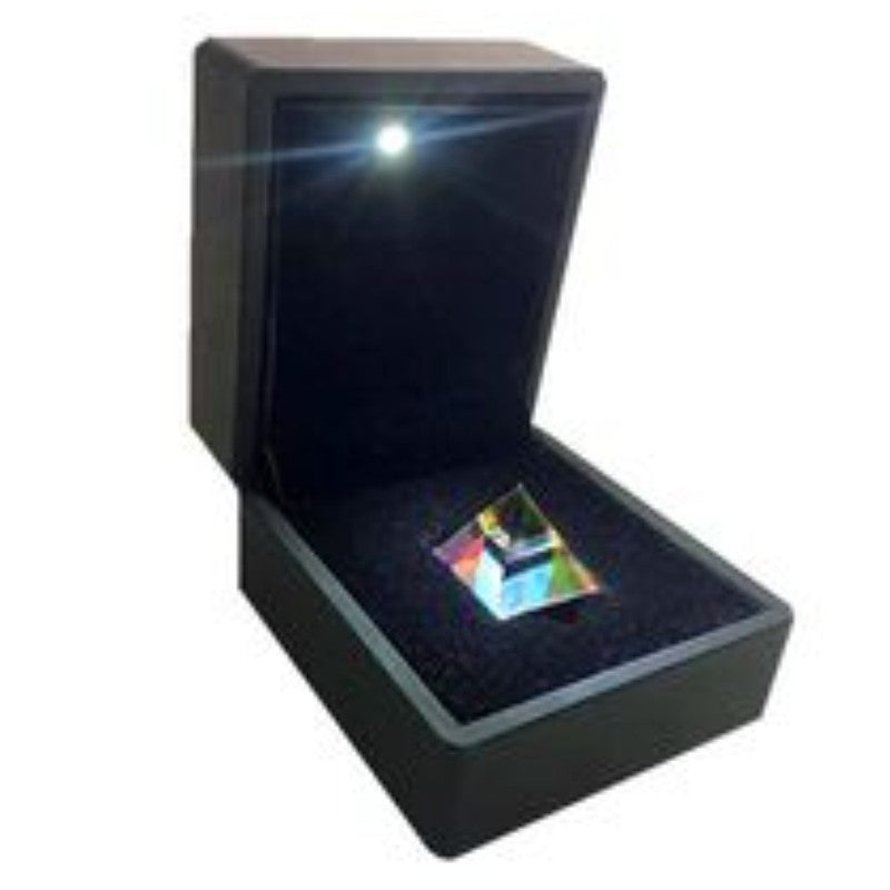 Colorful LED Crystal Prism Kit with Gift Box - Halri