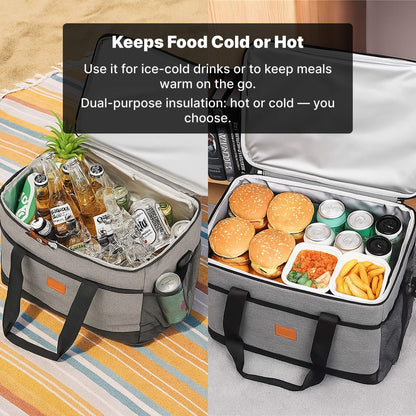 Large Thermal Insulated Cooler Tote