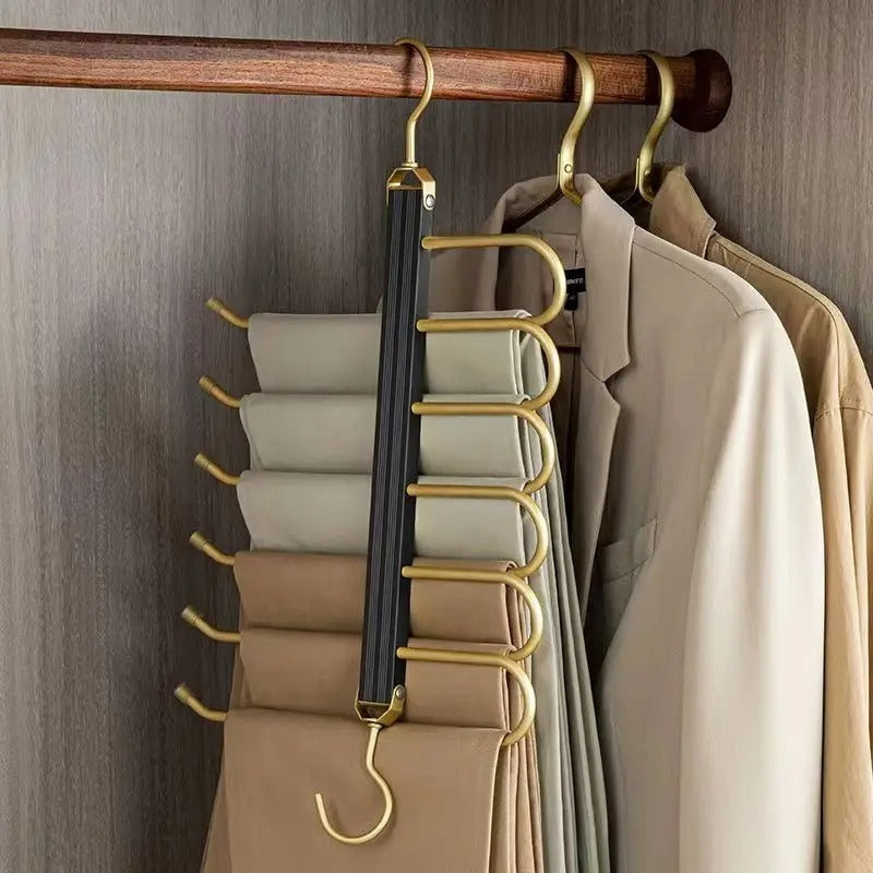 Compact Pants Hanger - Slim Closet Organizer