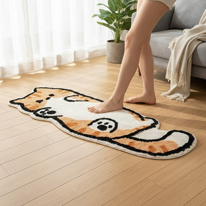 Fun Cat Shaped Indoor Rug - Halri