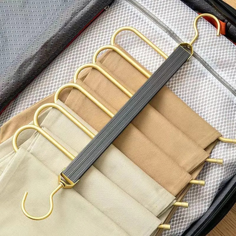Compact Pants Hanger - Slim Closet Organizer