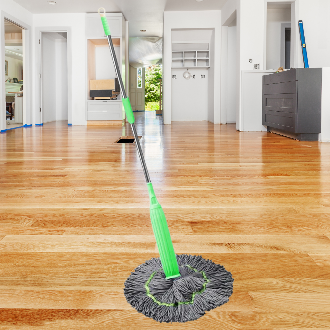 Space Saving Floor Mop and Bucket Cleaning Set