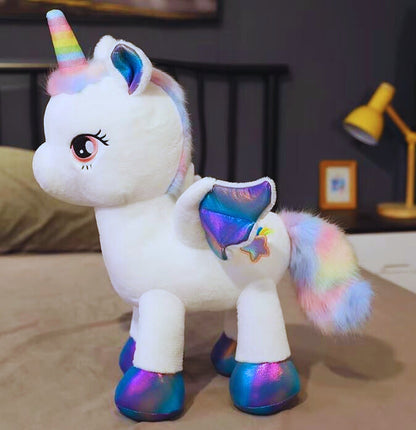 Colorful Unicorn Cuddly Stuffed Animal Toy