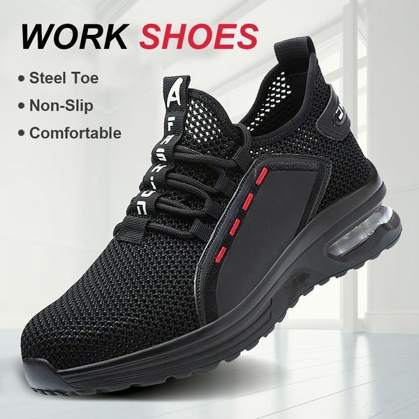 Comfortable Safety Work Boots – Durable Slip Resistant Shoes