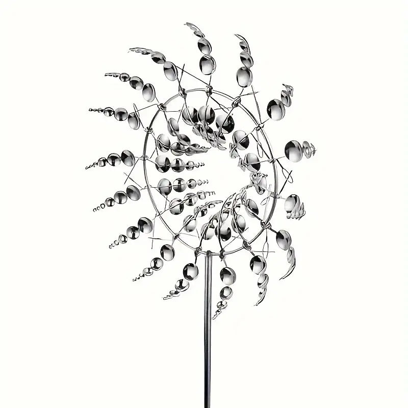 Outdoor Decorative Metal Wind Spinner Sculpture