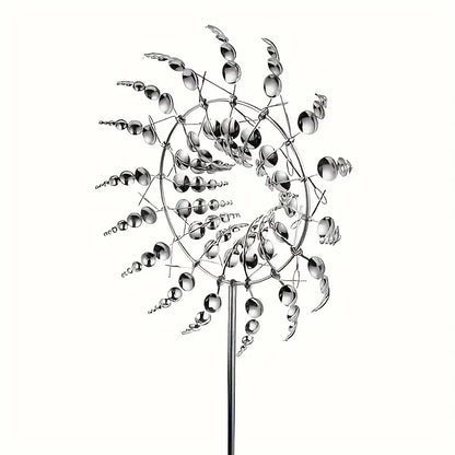 Outdoor Decorative Metal Wind Spinner Sculpture