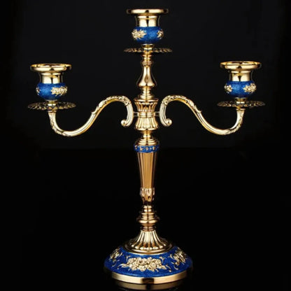 Luxurious Gold Candle Holder