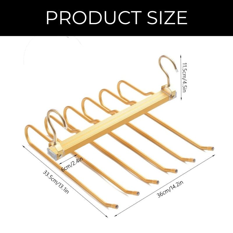Compact Pants Hanger - Slim Closet Organizer