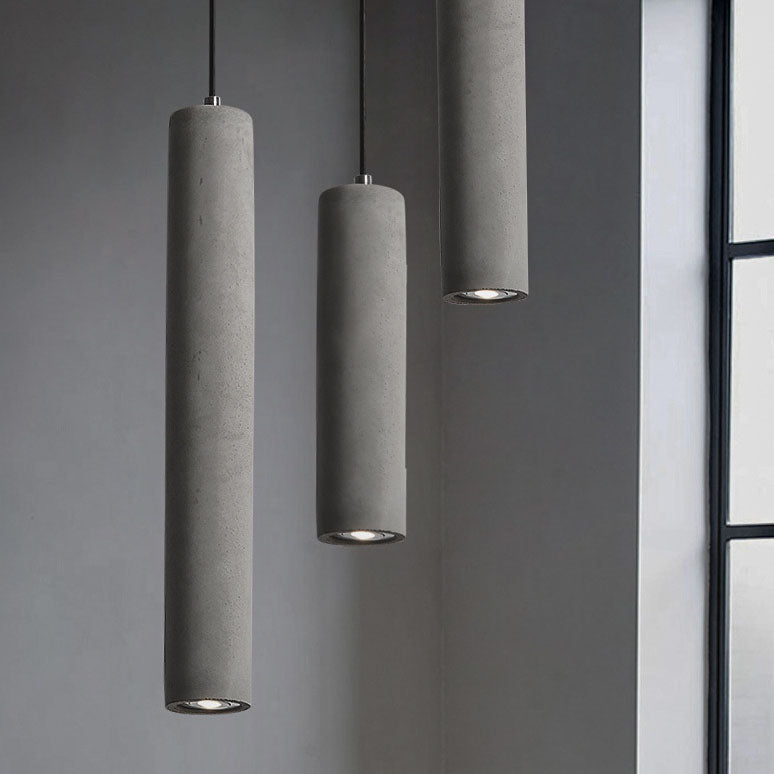 Industrial Concrete Pendant Light Fixture