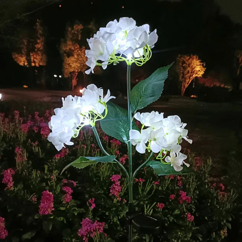 Colorful Outdoor Solar Powered Flower Lights