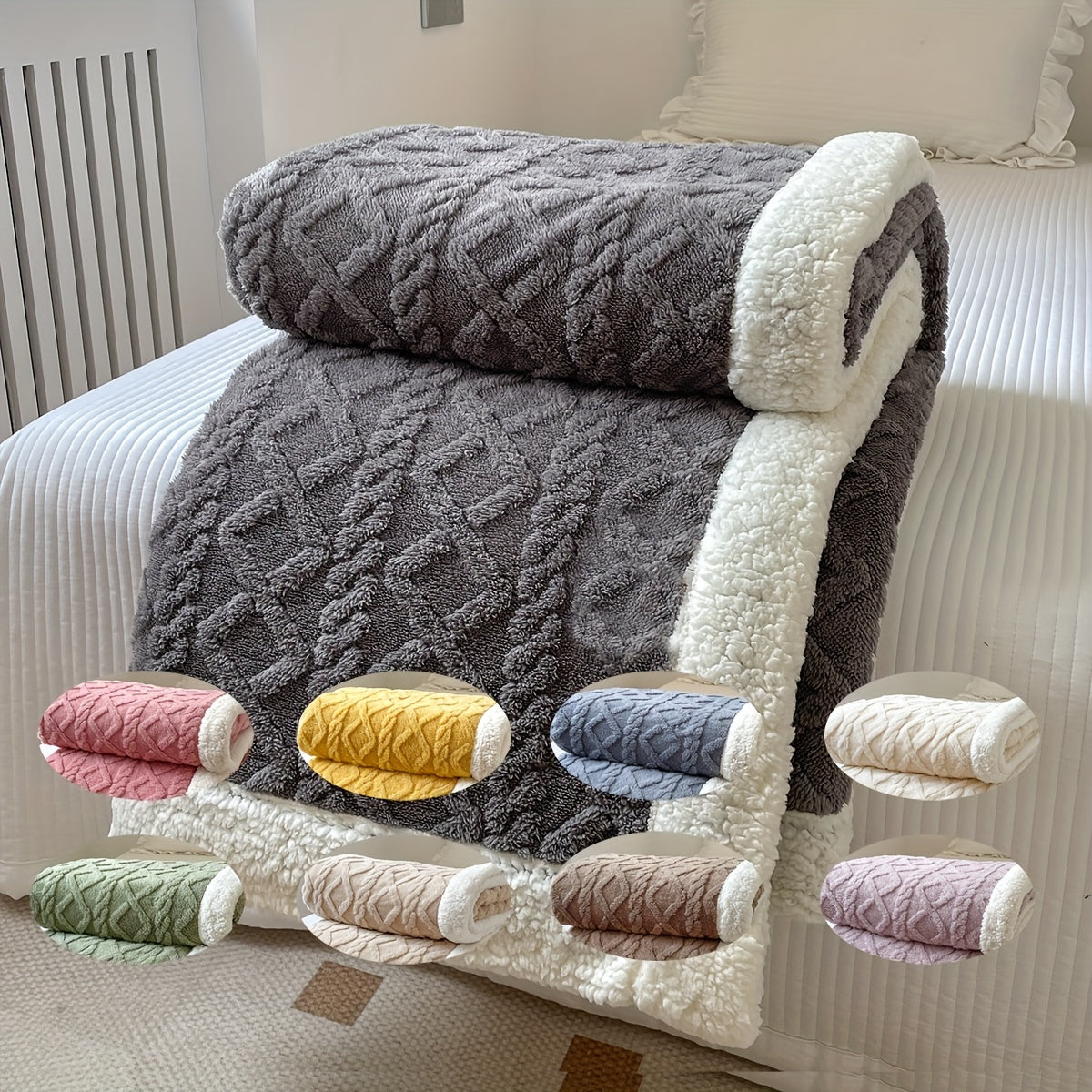 Cozy Plush Throw Blanket for Home Decor - Halri