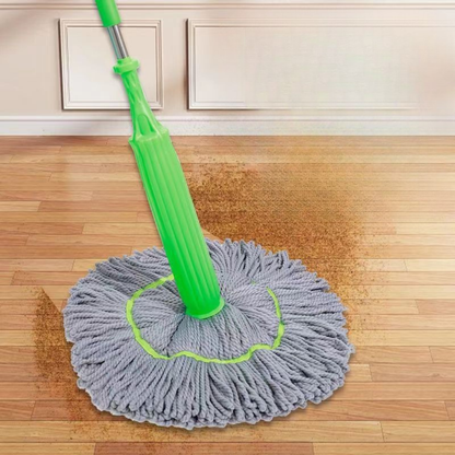 Space Saving Floor Mop and Bucket Cleaning Set