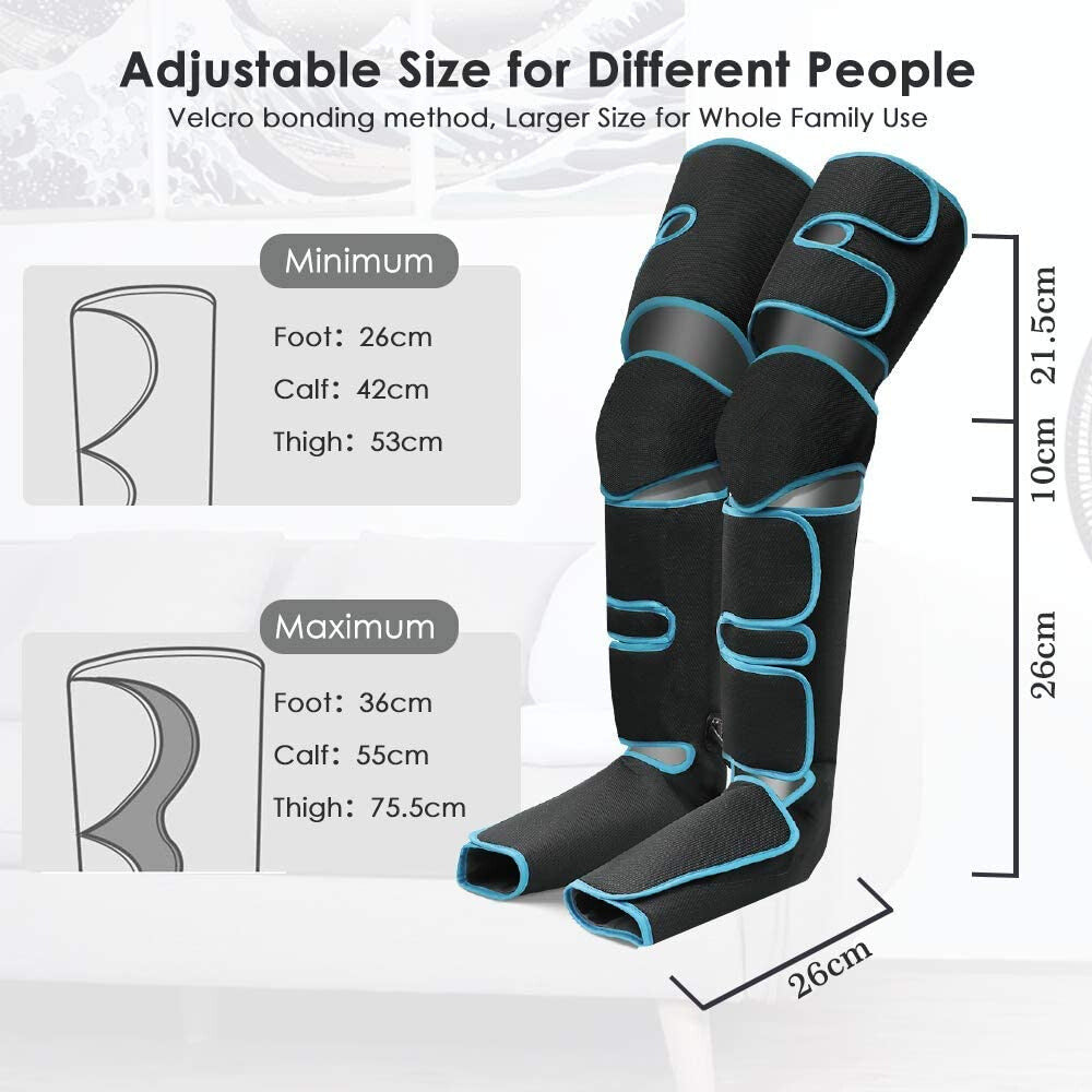 Heated Leg Massager Wrap for Circulation Relief