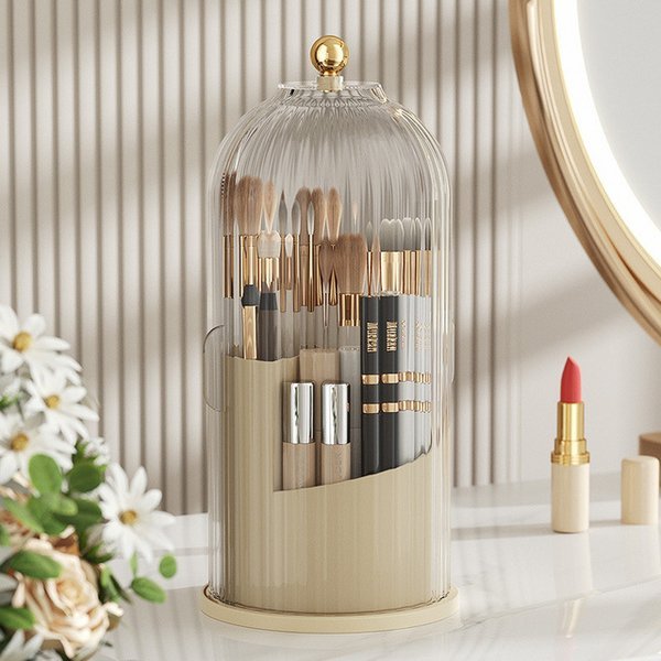 Rotating Makeup Brush Storage Holder