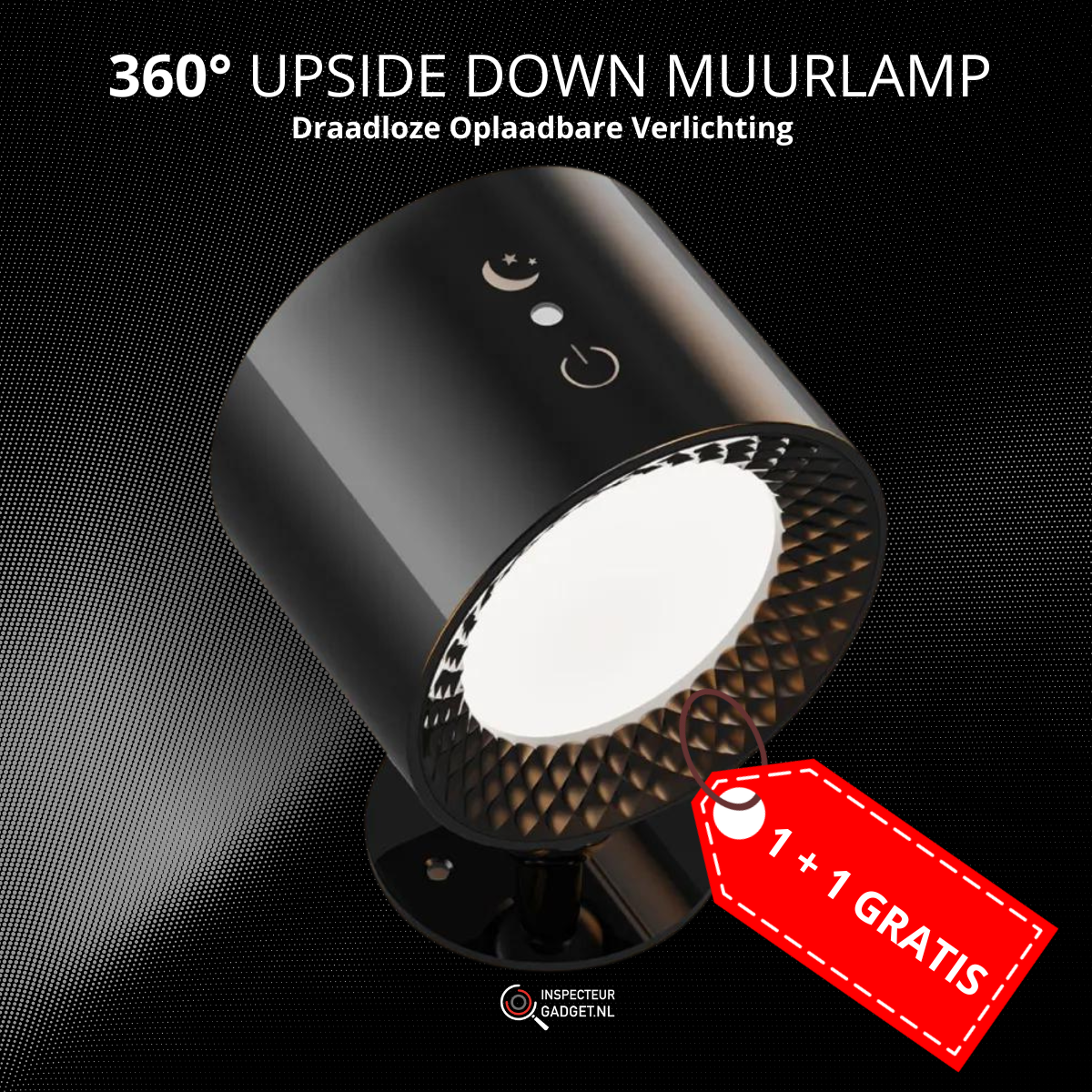 Flexible Rotating Battery Wall Light - Halri