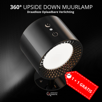 Flexible Rotating Battery Wall Light - Halri