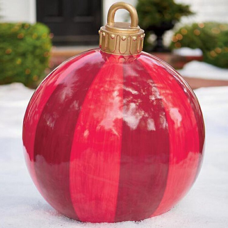 Holiday Outdoor Inflatable Christmas Ball Decoration