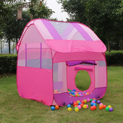 Fun Kids Playhouse Tent with Colorful Ball Pit Inside