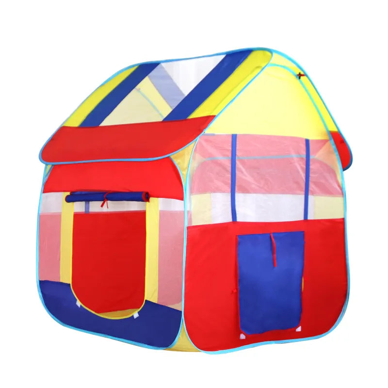 Fun Kids Playhouse Tent with Colorful Ball Pit Inside - Halri