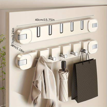 Easy Install Wall Hook Panel with 5 Hooks - Halri