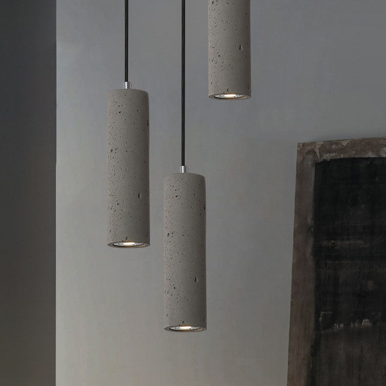 Industrial Concrete Pendant Light Fixture