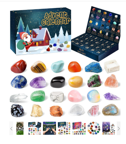 Sparkling Gemstone Christmas Countdown Calendar
