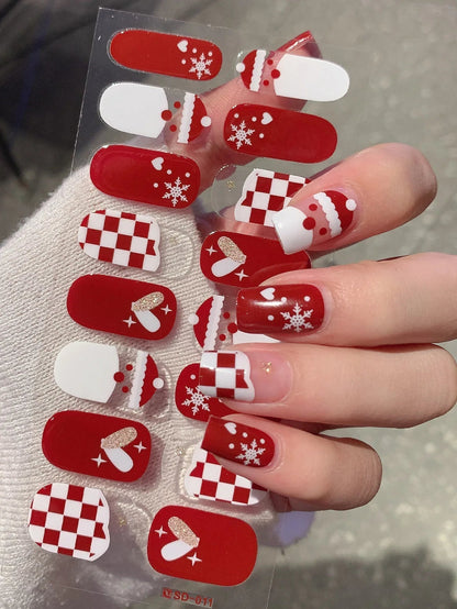 Easy Christmas Nail Art Kit at Home