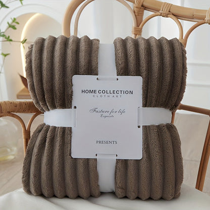 Plush Cozy Fleece Throw Blanket