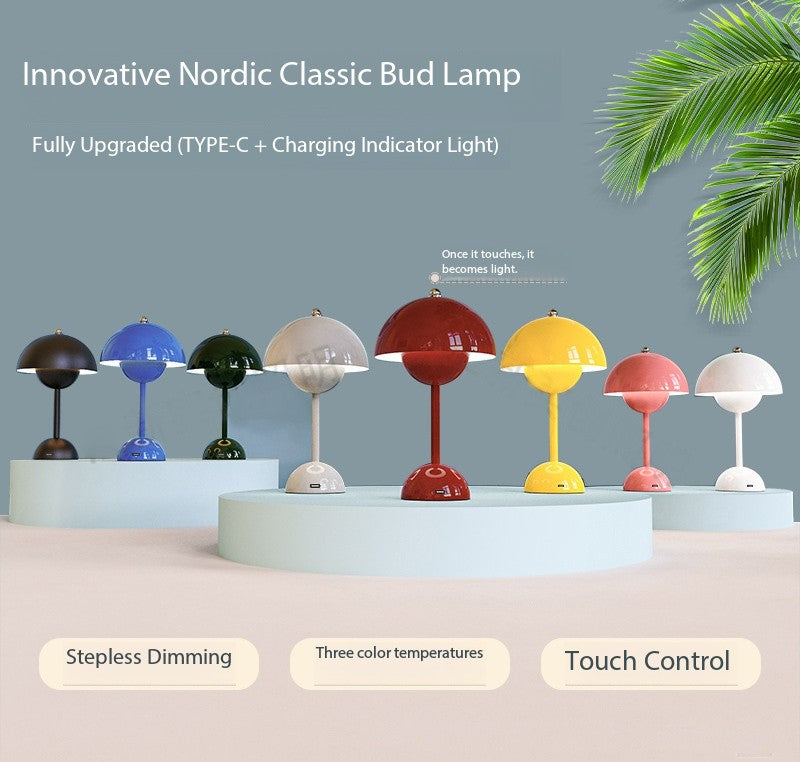 Compact Bedside Table Light - Halri