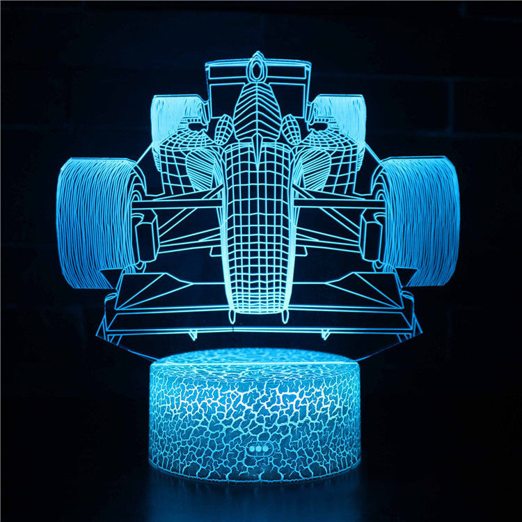 Cool 3D LED Night Lamp USB Desk Light - Halri