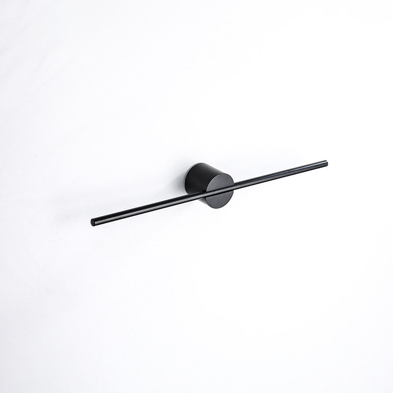 Elegant Gold Adjustable Single Rod Bathroom Towel Rack